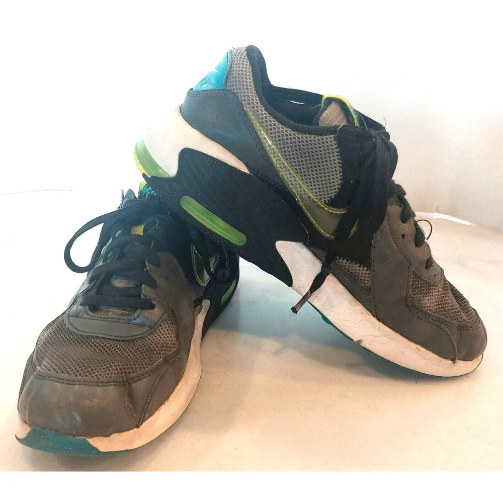 Nike Air Max Excee 'Power Up' 5.5 Youth, Particle Sea Green and‎ Lime CW5834-001